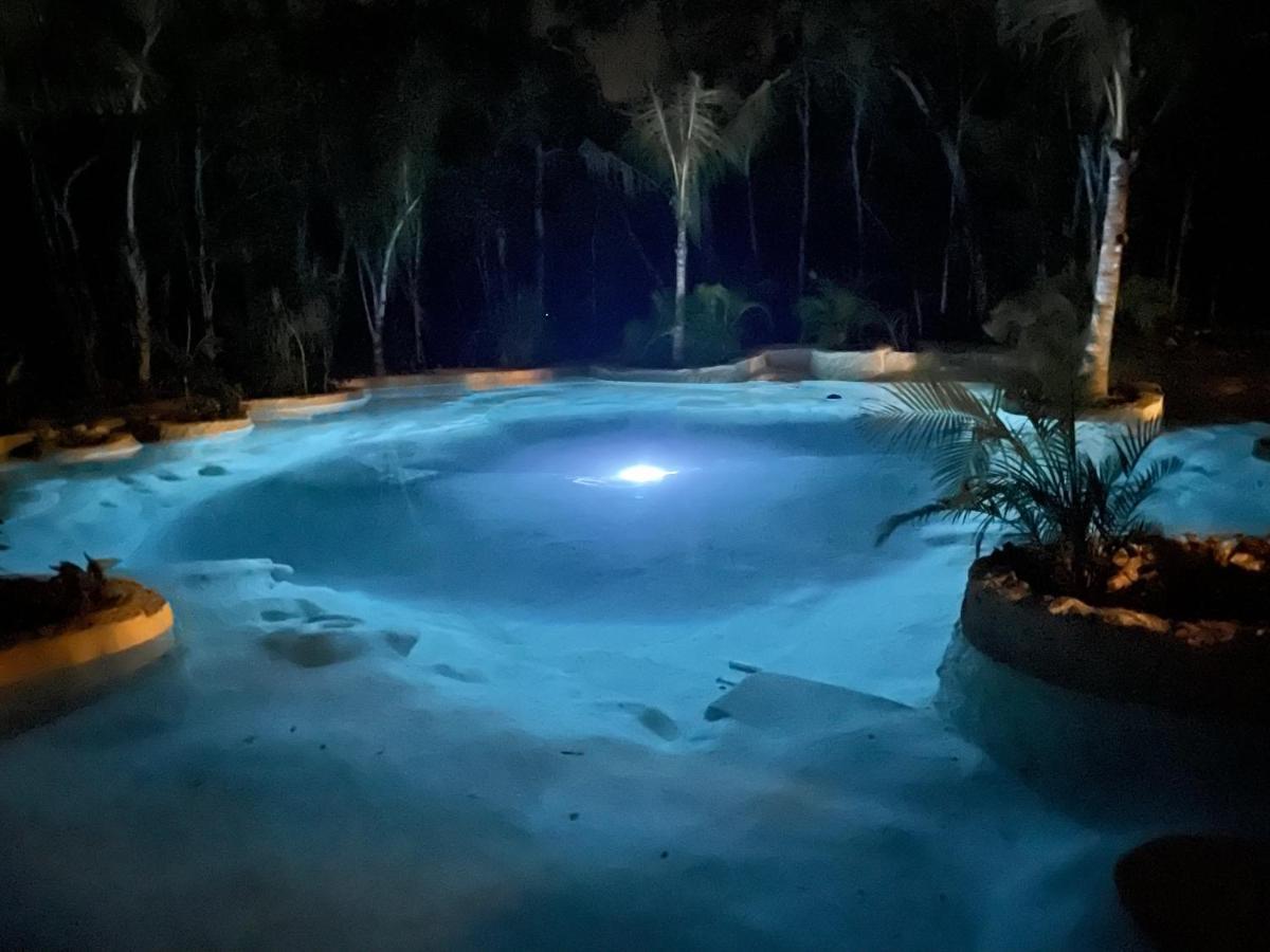 Glamping Bunga Lotus Hotel Tulum Bagian luar foto