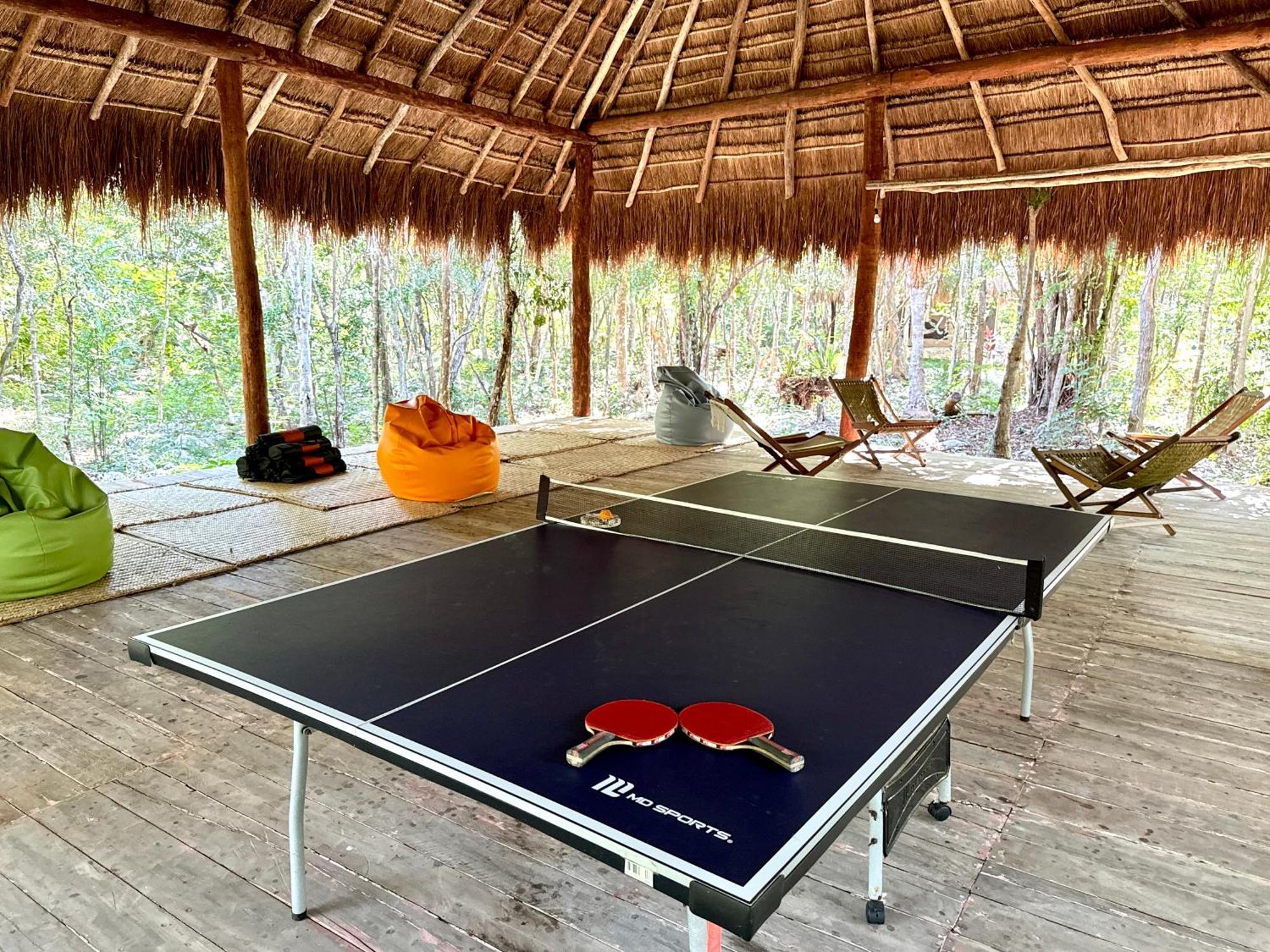 Glamping Bunga Lotus Hotel Tulum Bagian luar foto