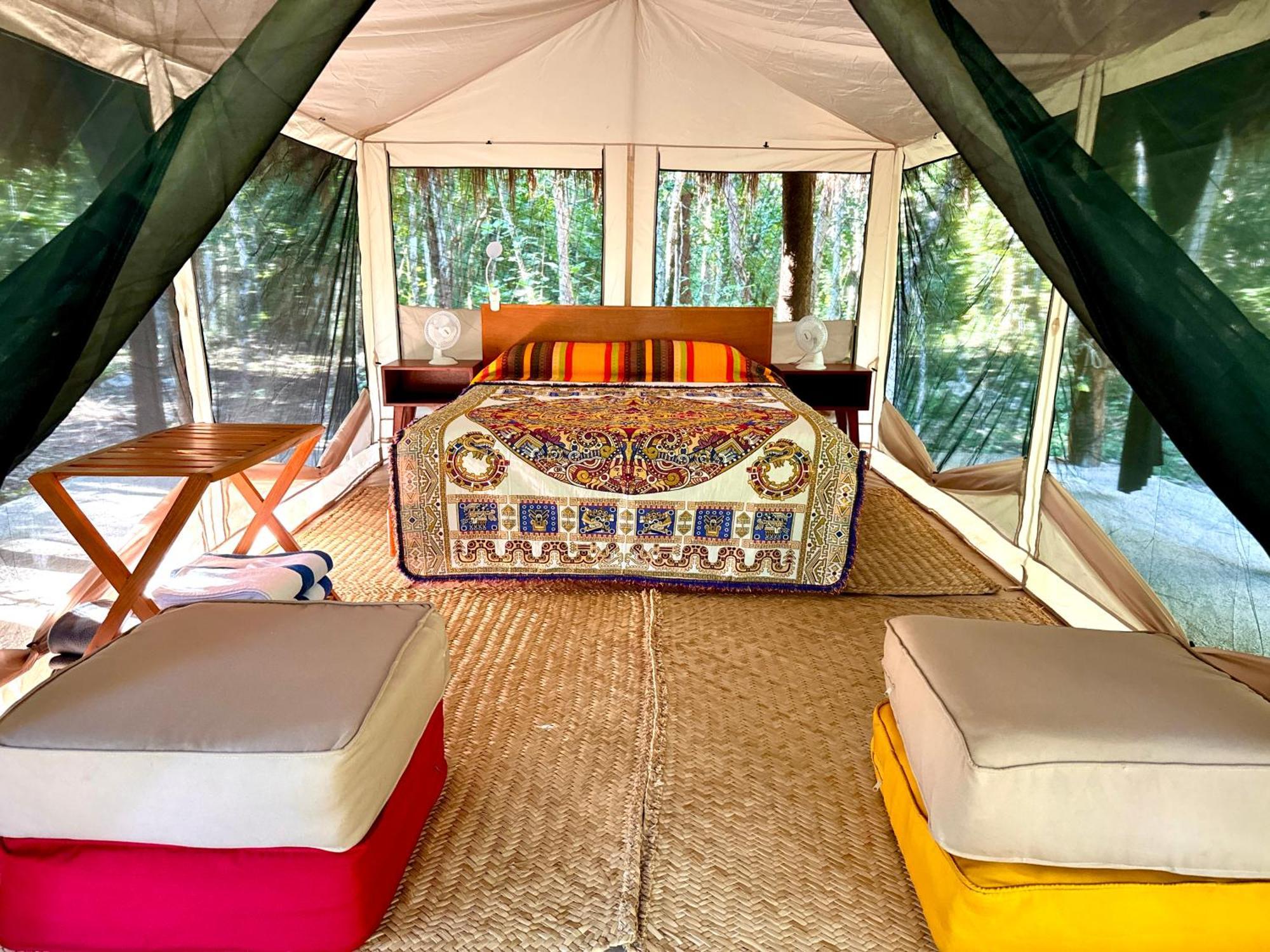 Glamping Bunga Lotus Hotel Tulum Bagian luar foto